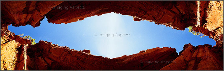 An abstracted section of the Red Bluff at Half Moon Bay in Black Rock, Victoria.