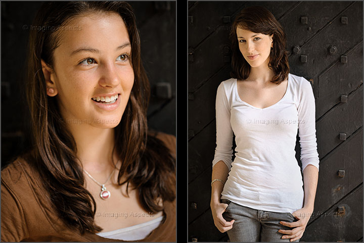 Soft light portraits of two teenage sisters at Fort Canning Park in Singapore.